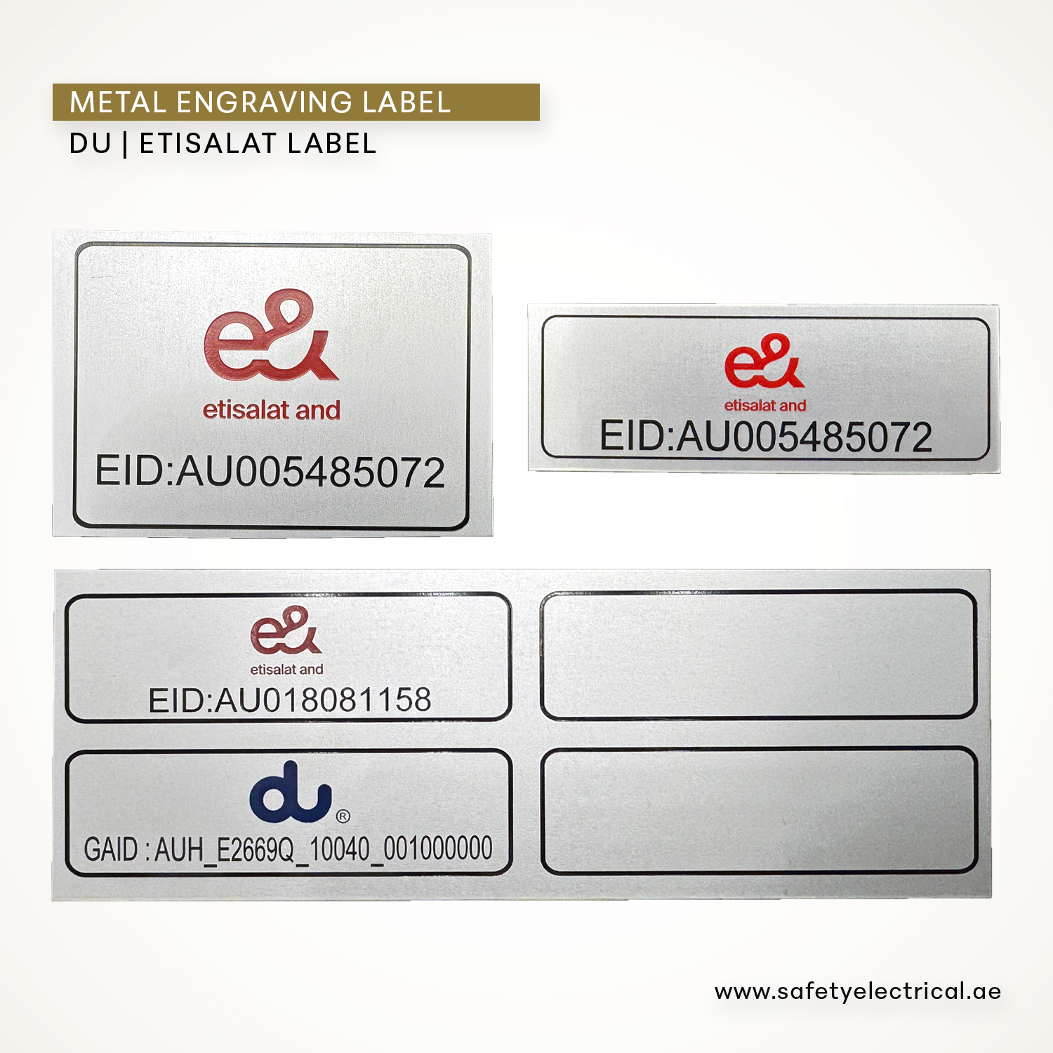 Engraving Label Sample 4